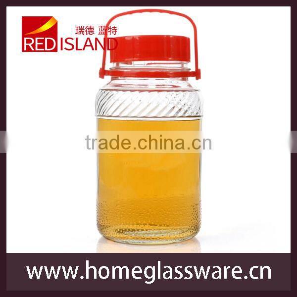 2L TO 28L popular plum glass wine bottle large glass bottle
