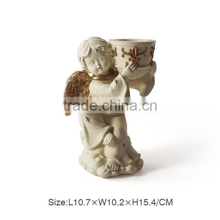 Wedding Decorative Glass Candle Holder,Polyresin Glass Bird Animal Candle Holder,Polyresin Glass Angel Christmas Candle Holder