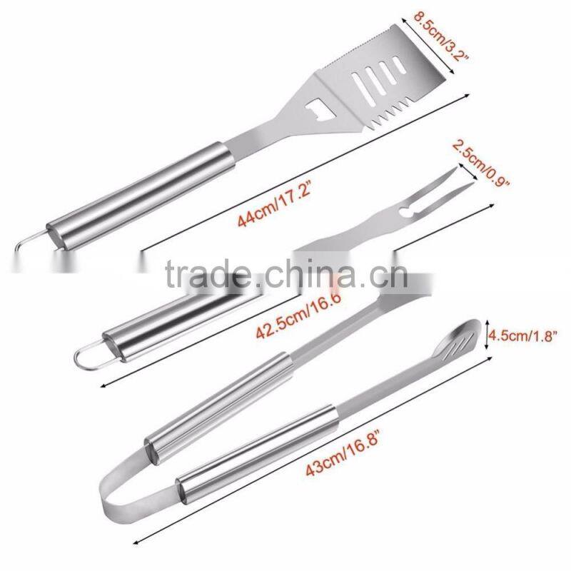 18 Piece Barbecue Tool Set with Aluminum Carrying Case