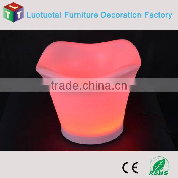 Color Changing Led Wine Bucket/ Rechargeable Led Ice Bucket/Led Lighted Ice Bucket