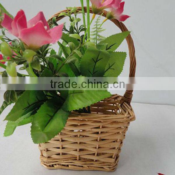 HOT 100%Handmade Natural baskets flowers