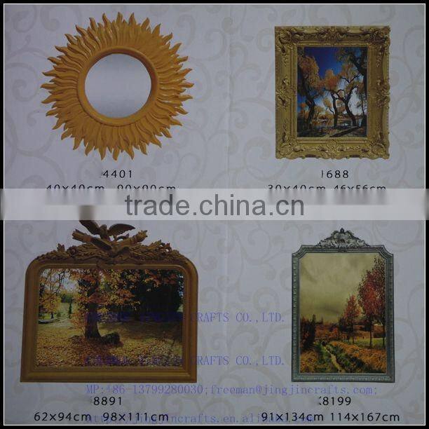 big vintage resin wall hanging photo frame