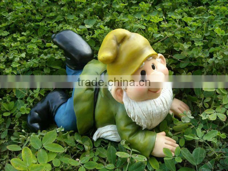 Handmade High Quality Resin Unique Riding Snail Garden Gnome