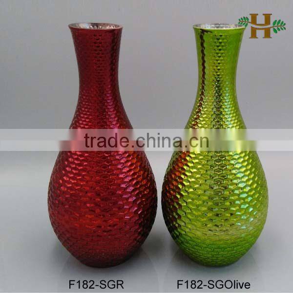 Chinese Manufacturer Handblown Colored Glass Vases Wholesale