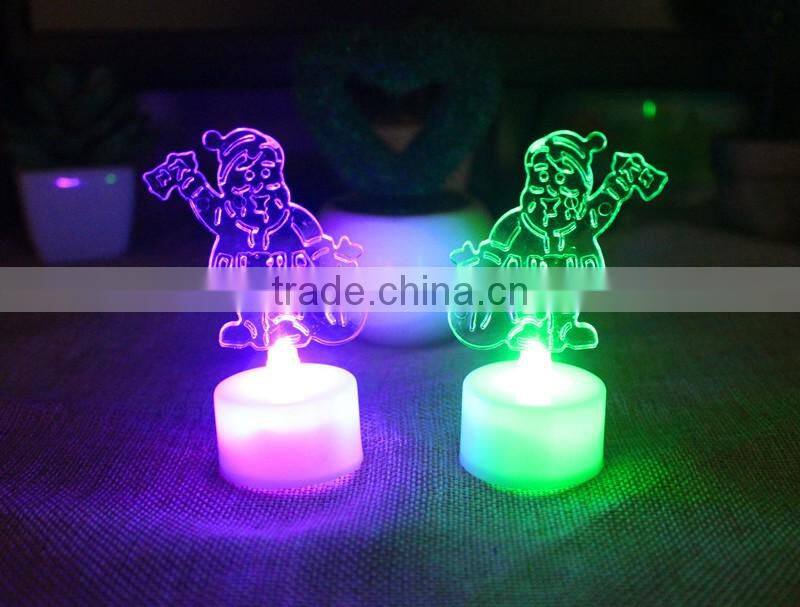 new design Christmas bell decorative colorful led gift christmas gift night light