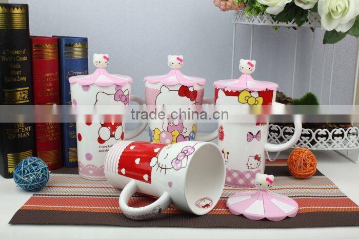 hello kitty cup lid,Hello Kitty Mugs Ceramic Cups With Silicone Lid