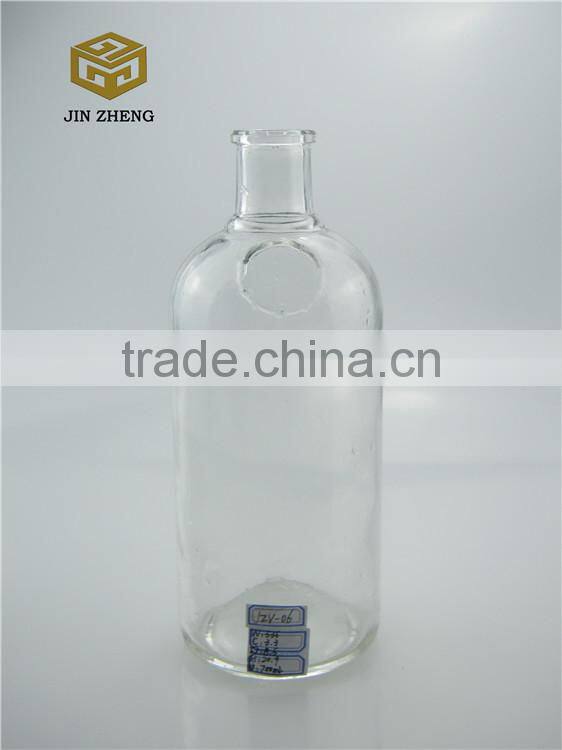 500ml empty cylinder wine liquor glass bottles wholesale