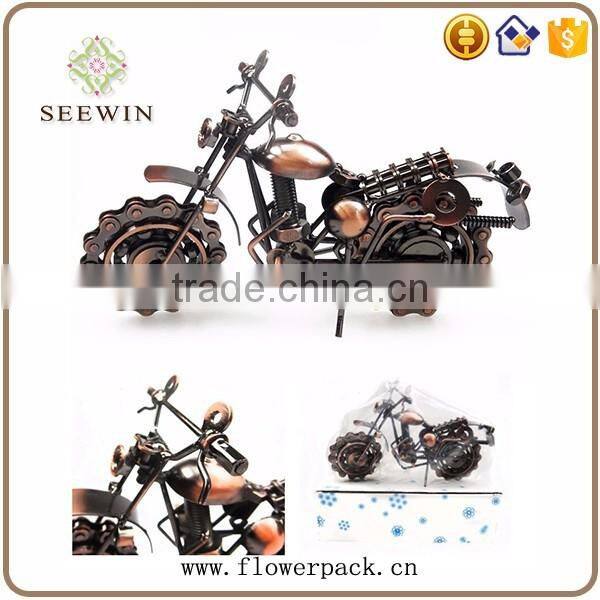 Large wrought iron motorcycle