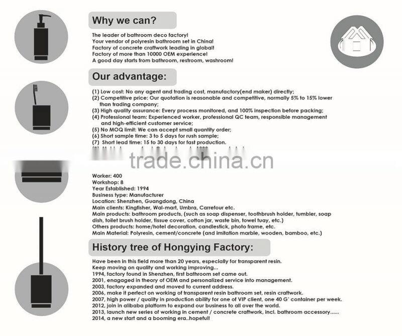 4 piece bath accessories resin and sandstone red and black bathroom set