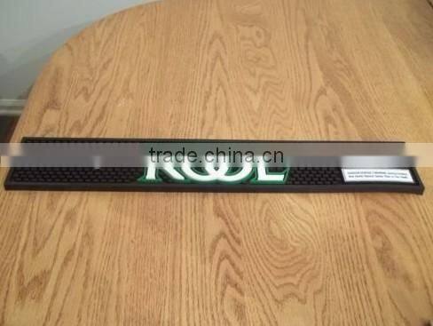 silicone bar mat, custom logo bar pad
