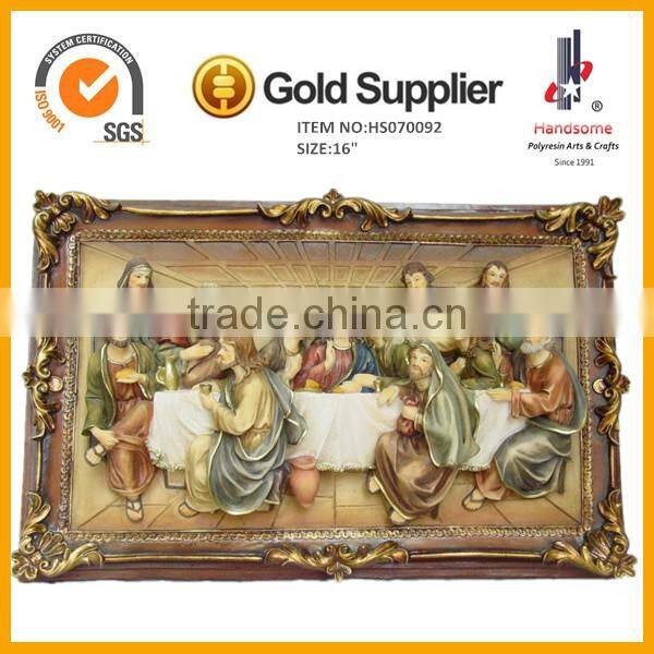 16" last supper hanging statue reliigous arts and crafts