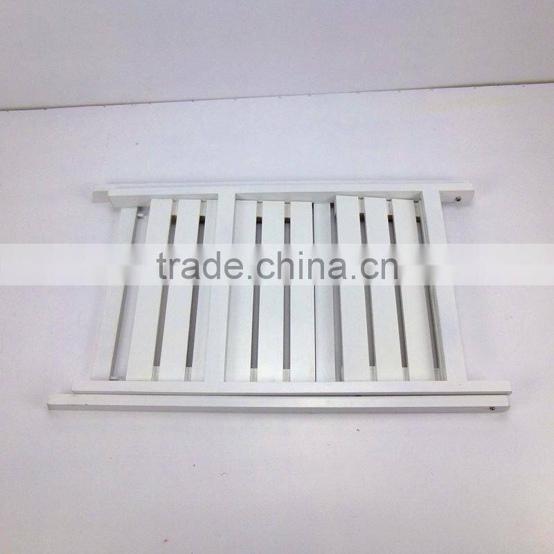 Folding portable light high quality wood garden flower display shelf