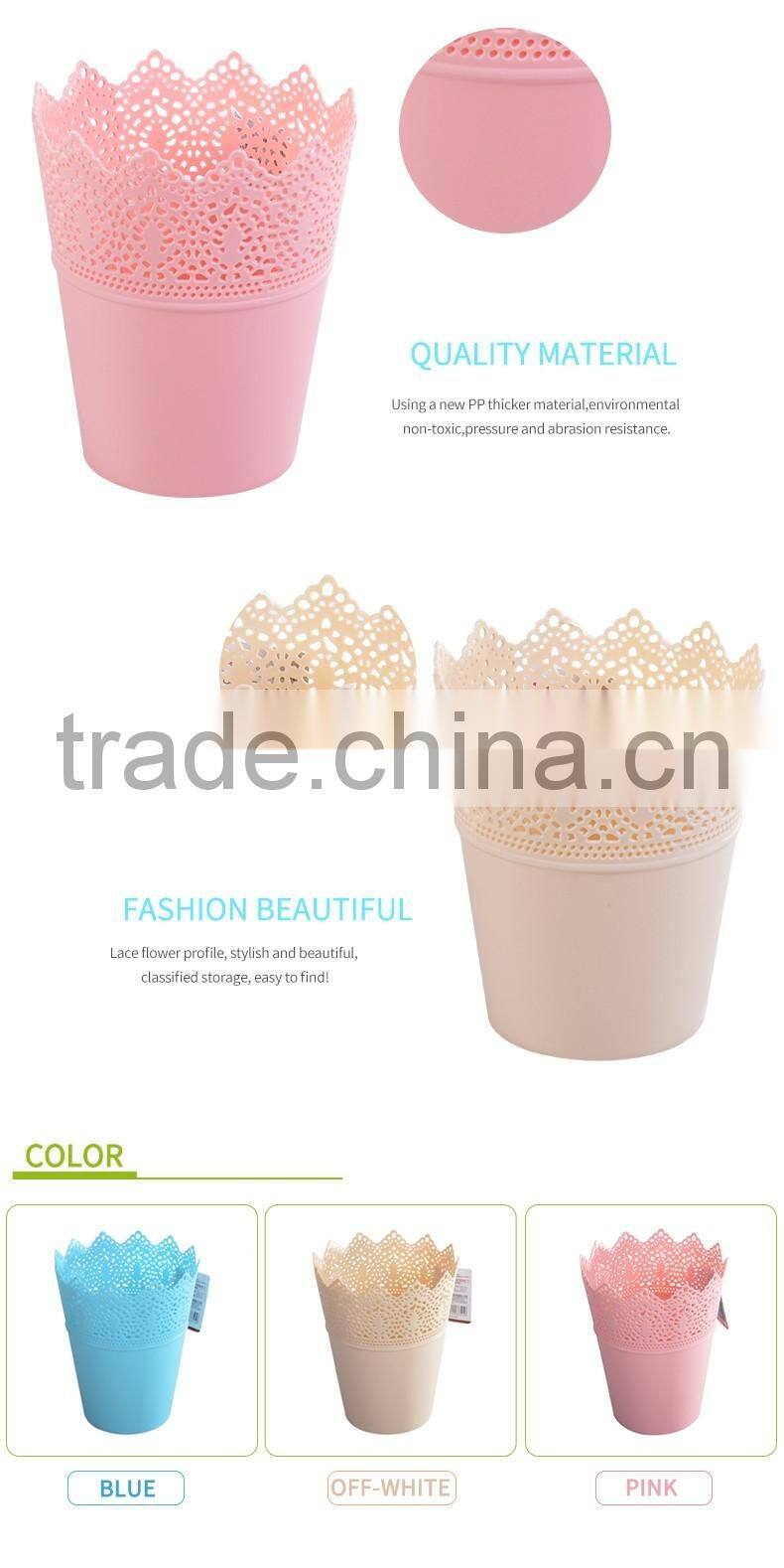 emc Plastic decorative baskets, Plastic round shape hollow baskets for sale
