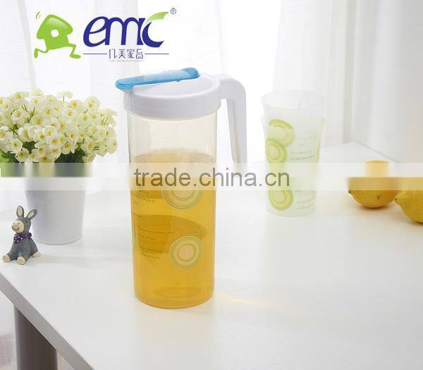 1200ml PP plastic water bottle with two cups