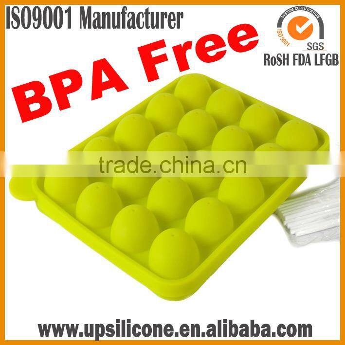2016 Non-stick Silicone Lolly Model ,Lolly Pop Baking Mold,Silicone Ball Cake Molds