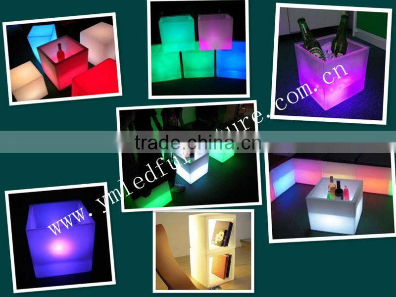 Hotel/ resorts Multi-color LED cube