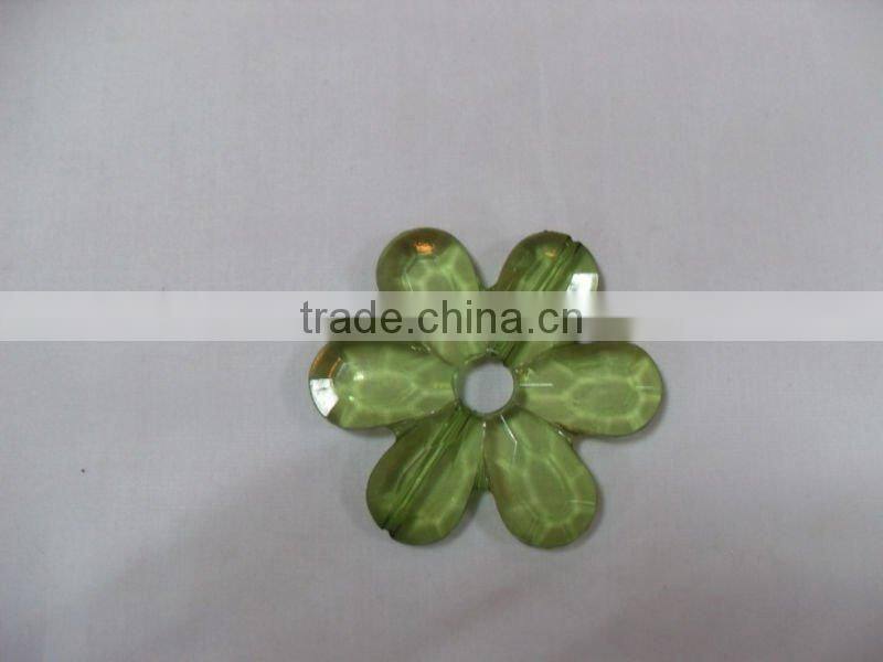 Wholesale multi-color acrylic flower decoration