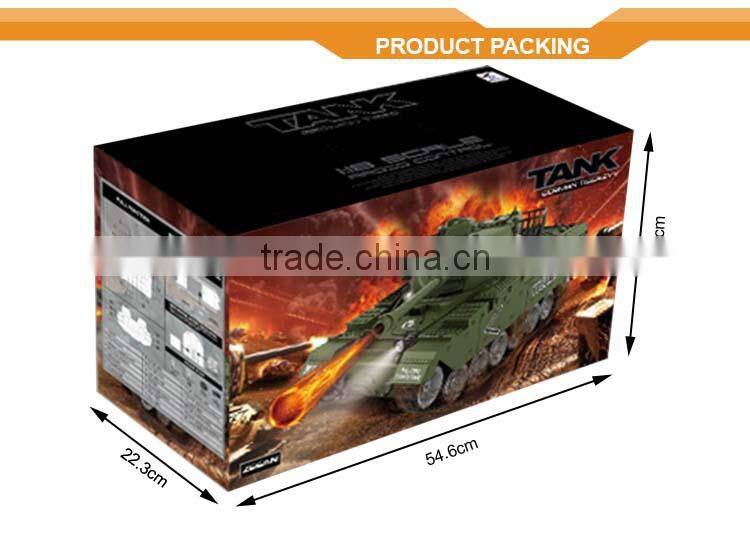 2015 Hot Sale High Quality 2.4G 18 CH rc battle tanks model toys, RTH184216