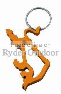 Yellow Bottle Opener KeyRings