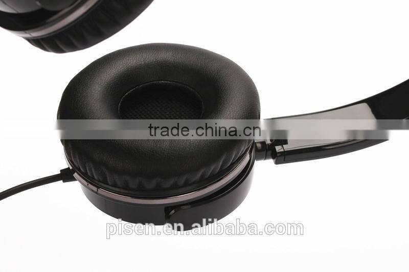 Pisen Multicolor 1.5m 5ft Guide Line Retractable Head Beam Reversible Ear Cap Handfree Wired Stereo Gaming Headset Headphone