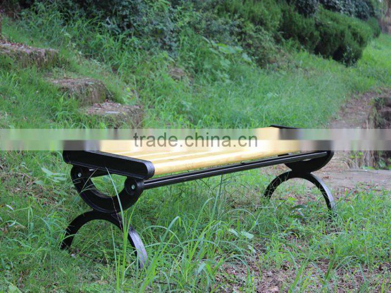 Wood chairs outdoor wooden bench chair for pack and street