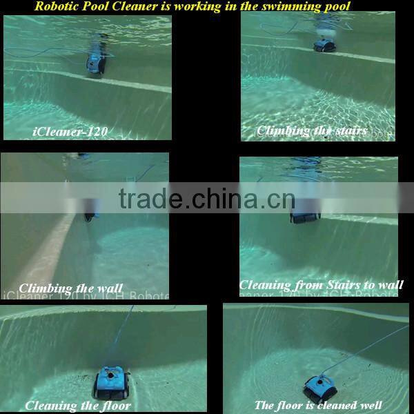 Intelligent Automatic Swimming Pool Cleaner with Fast Moving Speed