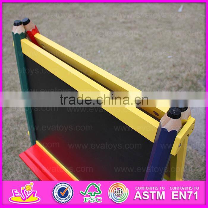 2015 Excellent quality cheap folding kids pencil table and chairs,Cartoon pencil used children table and chair wholesale WO8G138