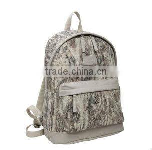 (OEM) exquisite canvas western style casual school backpack