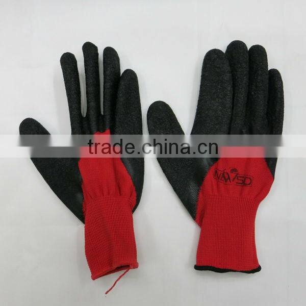Half Dipped Latex Working Gloves Nylon Gloves