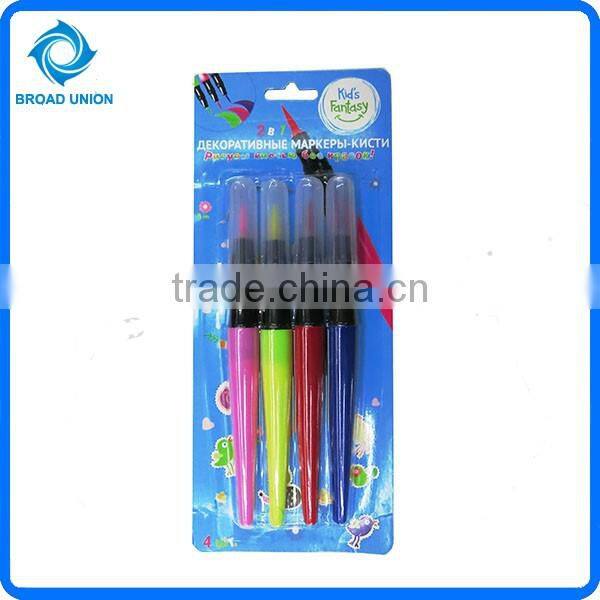 Multi Colored Highlighter Pen Brush Highlighter Pen