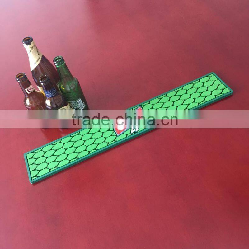 soft pvc bar mat factory custom rubber beer rubber mat with logo