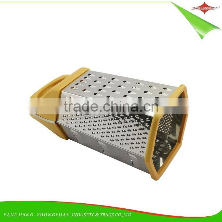 ZY-N5041 stainless steel cheese vegetable box multi purpose grater zester with container