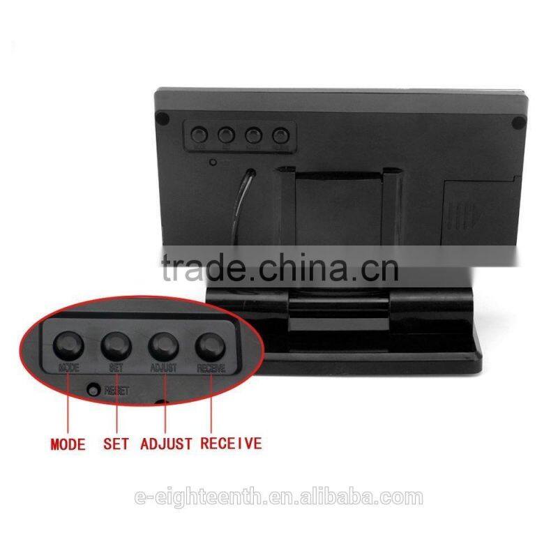 NEW Hygrometer Weather Forecast LCD Multi-use Digital Car Clock Thermometer