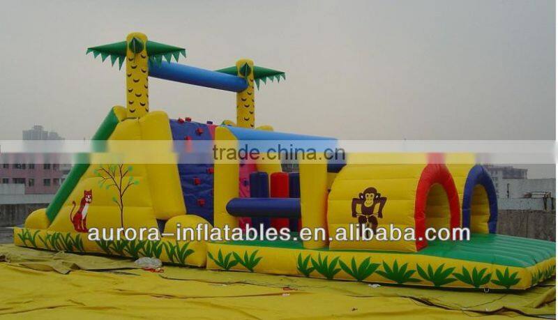 Good quality boot camp inflatable obstacle course cheap on sales