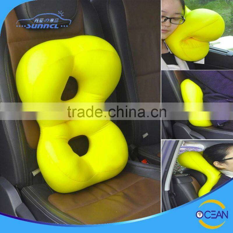 Classic Design High Quality U Shape Memory Foam Travel Neck Pillow Covered by Velvet