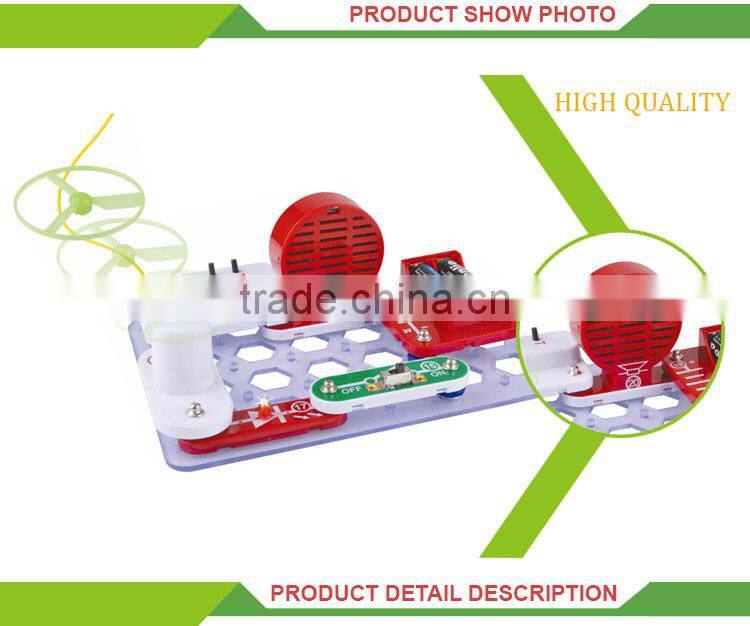 Assemble FM radio electronic building blocks easy science working models