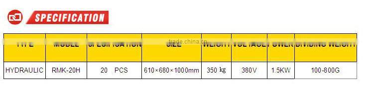 Stainless Steel Hydraulic Driving Dough Cutter Manual Dough Divider