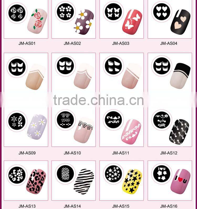 Zhejiang Joyme designs fashion nail polish meteor stencil