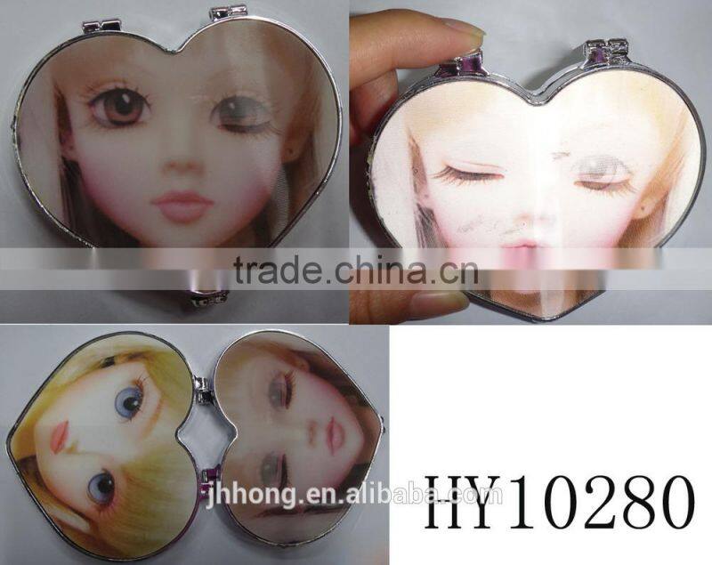 new fashion 3D beauty blinking double sided mirror