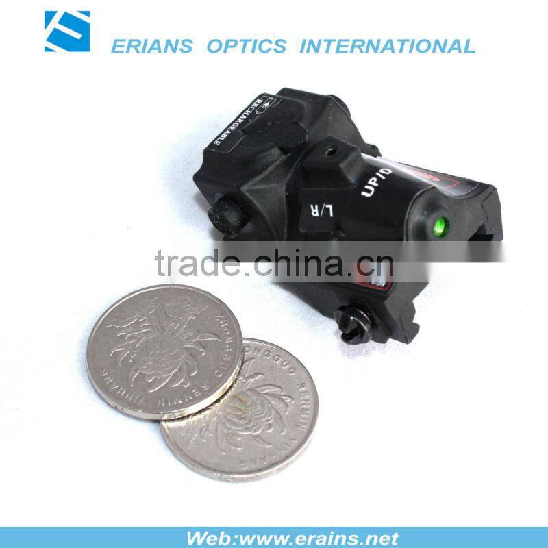 Super Compact Lightweighted Direct Rechargeable Tactical Pistol Green Laser Sight aimer