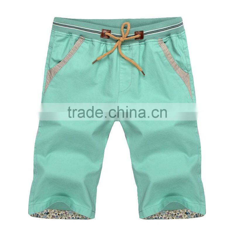 Man Sport Short color cotton Pants,cheap cotton pants