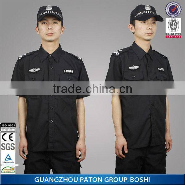Security Uniform for Men, Factory Price Customized Security Guard Uniform Design B045