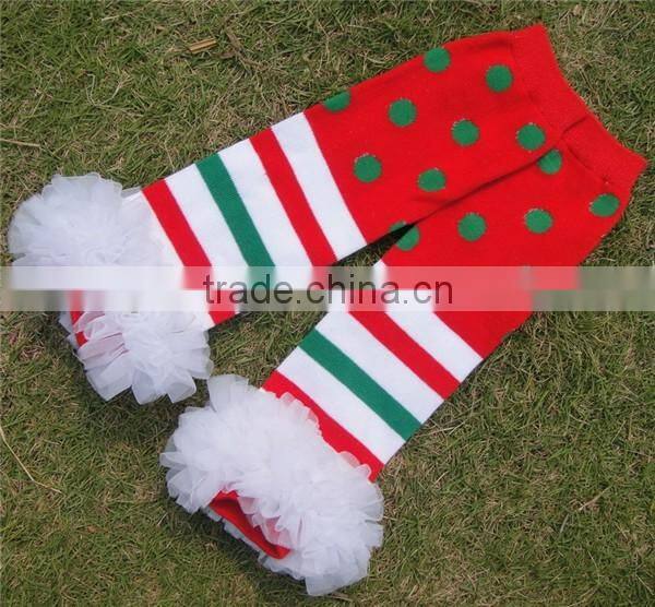 OEM wholesale children's boutique clothing Halloween and christm as design legging warmer for baby 2016