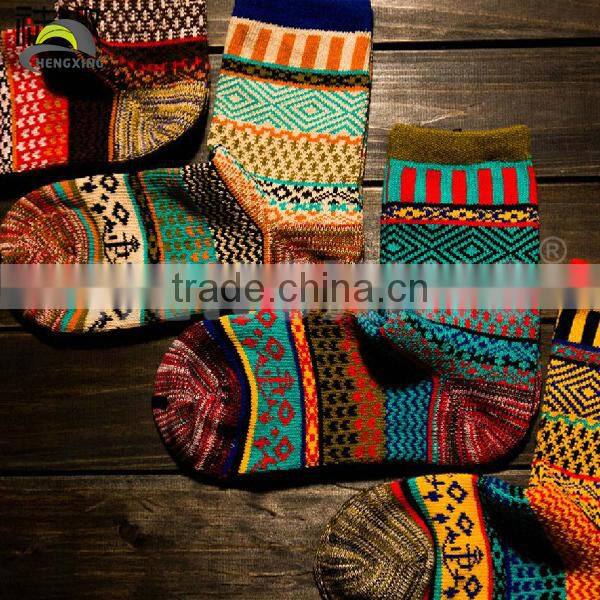 Winter Warm Ankle Cotton Colorful Man Cotton Socks