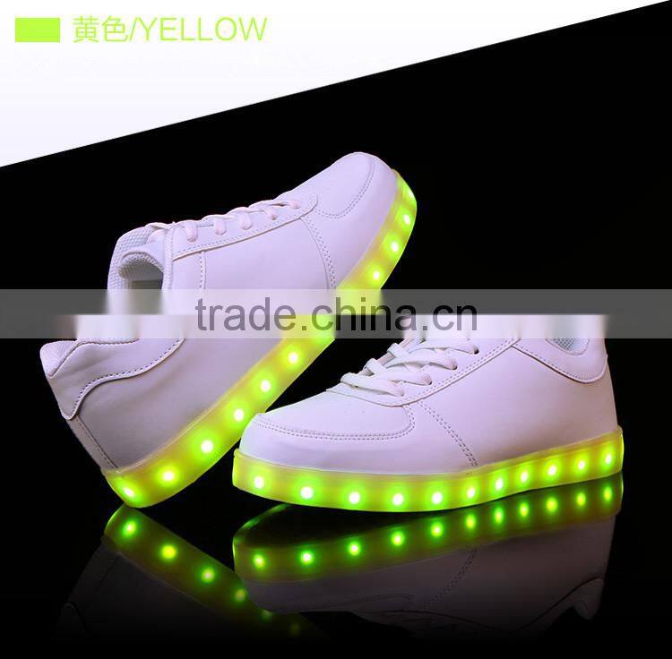 HFR-JS14 2015 wholesale cheap rubber platform customized bright light shoes