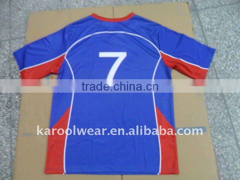 2011 Football Tops Soccer shirts Rugby football jersey