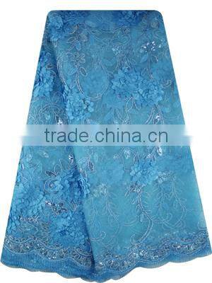 Bestway Textile FL0072 In Pink Color Dubai French Chantilly Lace Wholesale