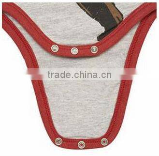 newest fashion Retro Indiana Jones printed baby boys lovely jumpsuit for kids cotton bodysuit