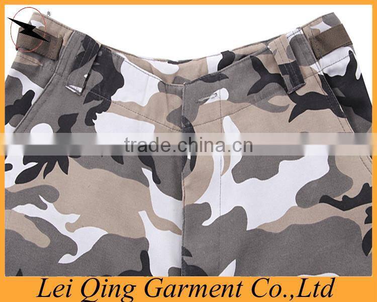 Custom high quality military cargo man camouflage pants
