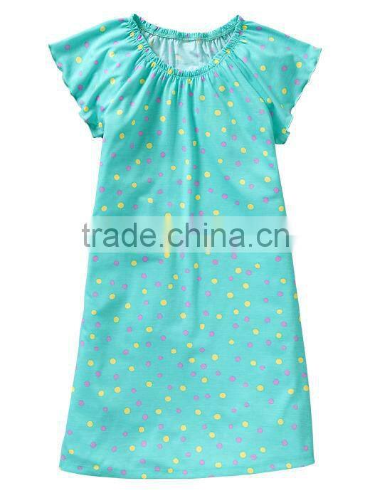 GIRLS STRIPED SLEEVELESS GOWN